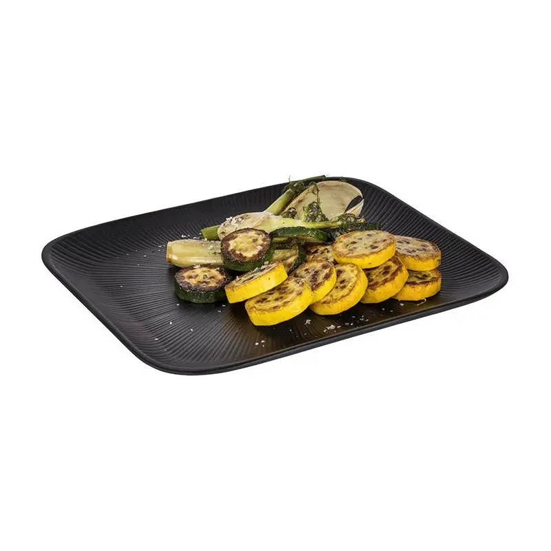 APS Nero Tray Gastronorm 1/2 12.75" x 10.5" melamine black - Case of 6