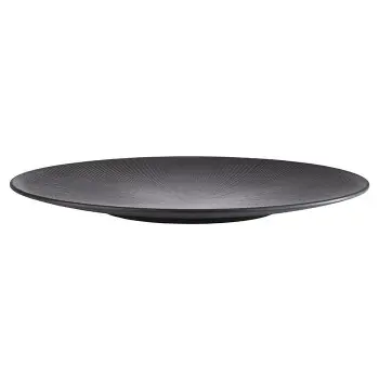 APS Nero Plate 16.5" melamine black - Case of 6