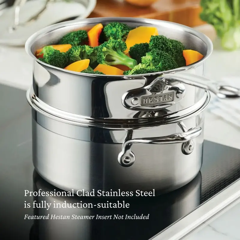 Hestan 3.0qt Covered Soup Pot (20cm) - Set of 2