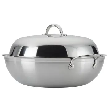 Hestan 7.5qt - 14" Covered Wok (36cm) - Set of 2