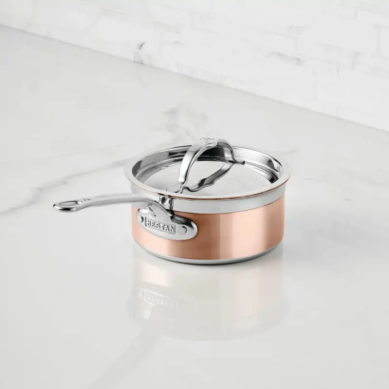 Hestan 1.5qt Covered Saucepan (16cm) - Set of 2