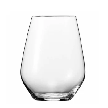 Spiegelau White Wine Glass 14.25 oz. stemless Crystal Authentis Casual - Case of 12