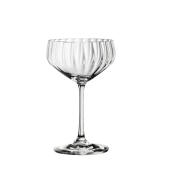 Spiegelau Coupe Glass 10.5 oz. Lead-Free Crystal Lifestyle - Case of 12