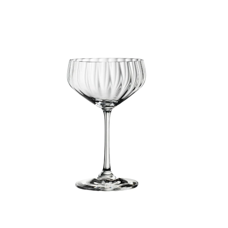 Spiegelau Coupe Glass 10.5 oz. Lead-Free Crystal Lifestyle - Case of 12 Spiegelau Coupe Glass 10.5 oz. Lead-Free Crystal Lifestyle - Case of 12