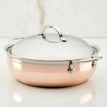 Hestan 5.0qt Dutch Oven w/Dome Lid (28cm) - Set of 2