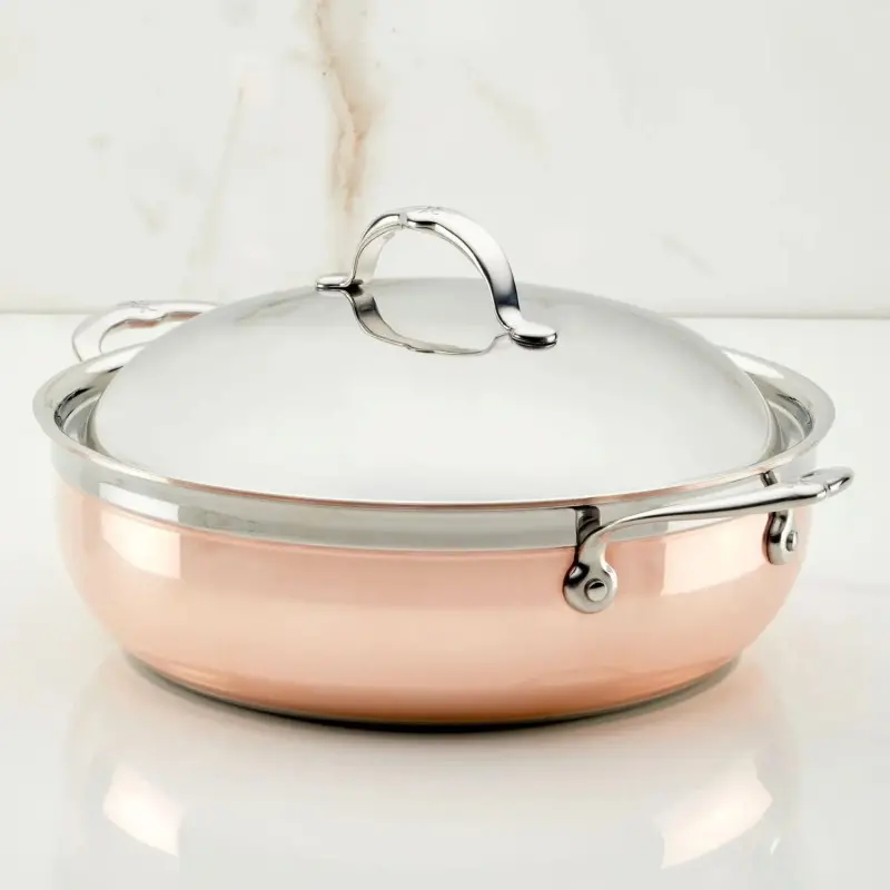 Hestan 5.0qt Dutch Oven w/Dome Lid (28cm) - Set of 2
