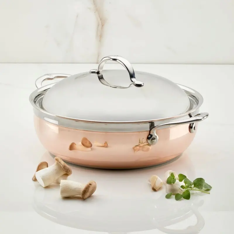 Hestan 5.0qt Dutch Oven w/Dome Lid (28cm) - Set of 2