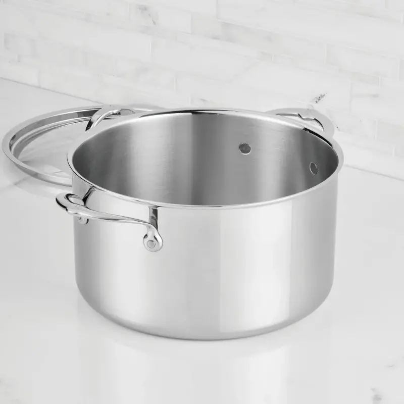 Hestan 8 qt Covered Stock Pot (26cm) - Set of 2 Hestan 8 qt Covered Stock Pot (26cm) - Set of 2
