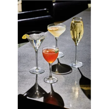 Reserve by Libbey Flute Glass 8-3/4 oz. clear Gastronorm - Case of 12