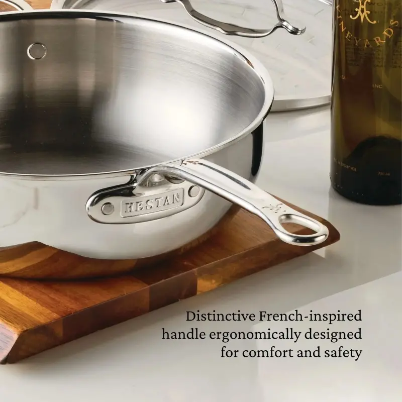 Hestan 5qt Covered Essential Pan (28cm) w/HH - Set of 2 Hestan 5qt Covered Essential Pan (28cm) w/HH - Set of 2