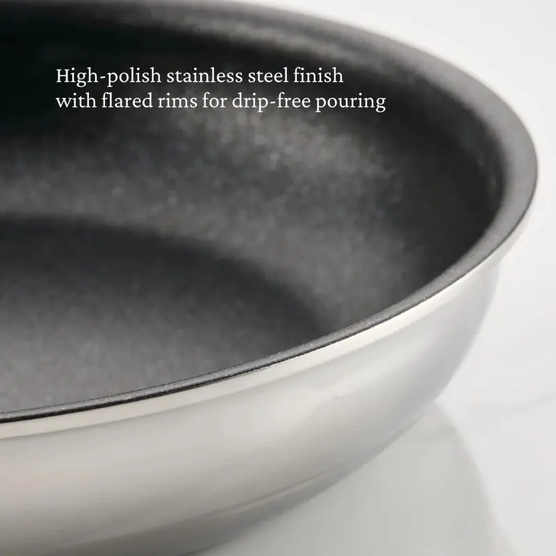 Hestan 12.5" Open Skillet with TITUM™ NS (32cm) - Set of 2
