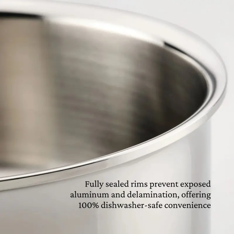Hestan 12qt Covered Stock Pot (30cm) - Set of 2