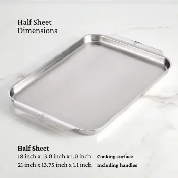 Hestan OvenBond Half Sheet Pan 13"x18" - Set of 2