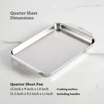 Hestan OvenBond Quarter Sheet Pan 9"x12" - Set of 2
