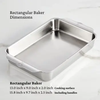 Hestan OvenBond Rectangular Baking Pan 9"x13" Chef's Special - Set of 2