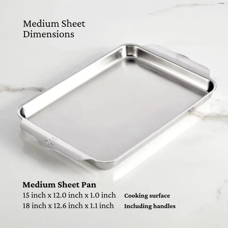 Hestan OvenBond Medium Sheet Pan 12"x15" - Set of 2