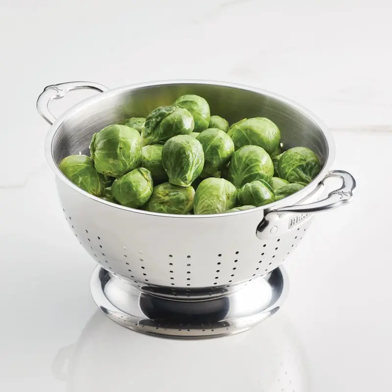 Hestan Set of 2 Stainless Steel Colander Set - Set of 2 Hestan Set of 2 Stainless Steel Colander Set - Set of 2