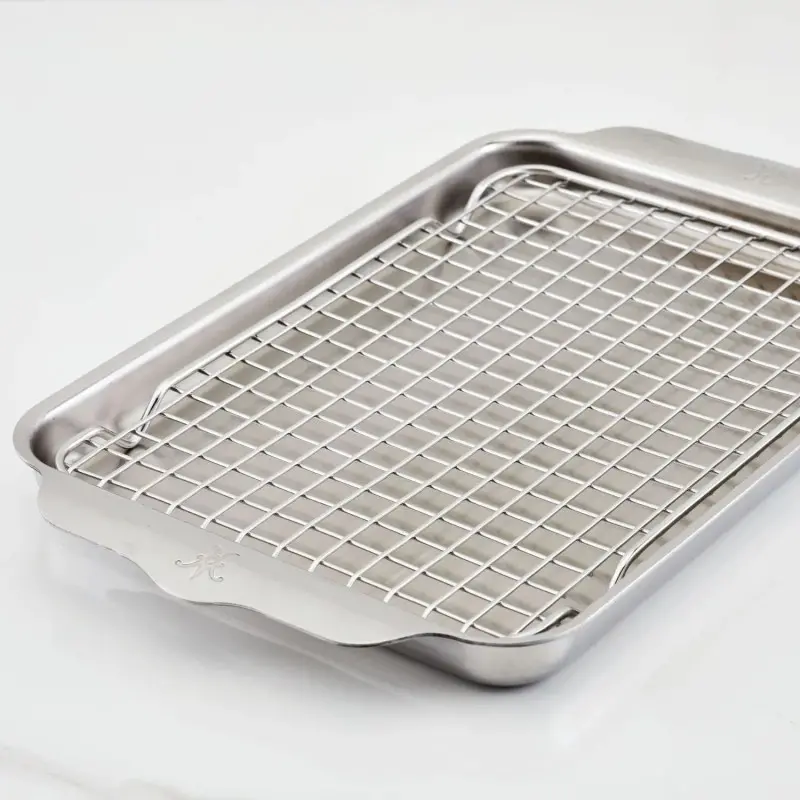 Hestan 2pc OvenBond Quarter Sheet Pan Set - Set of 2 Hestan 2pc OvenBond Quarter Sheet Pan Set - Set of 2