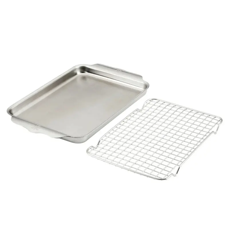 Hestan 2pc OvenBond Quarter Sheet Pan Set - Set of 2 Hestan 2pc OvenBond Quarter Sheet Pan Set - Set of 2