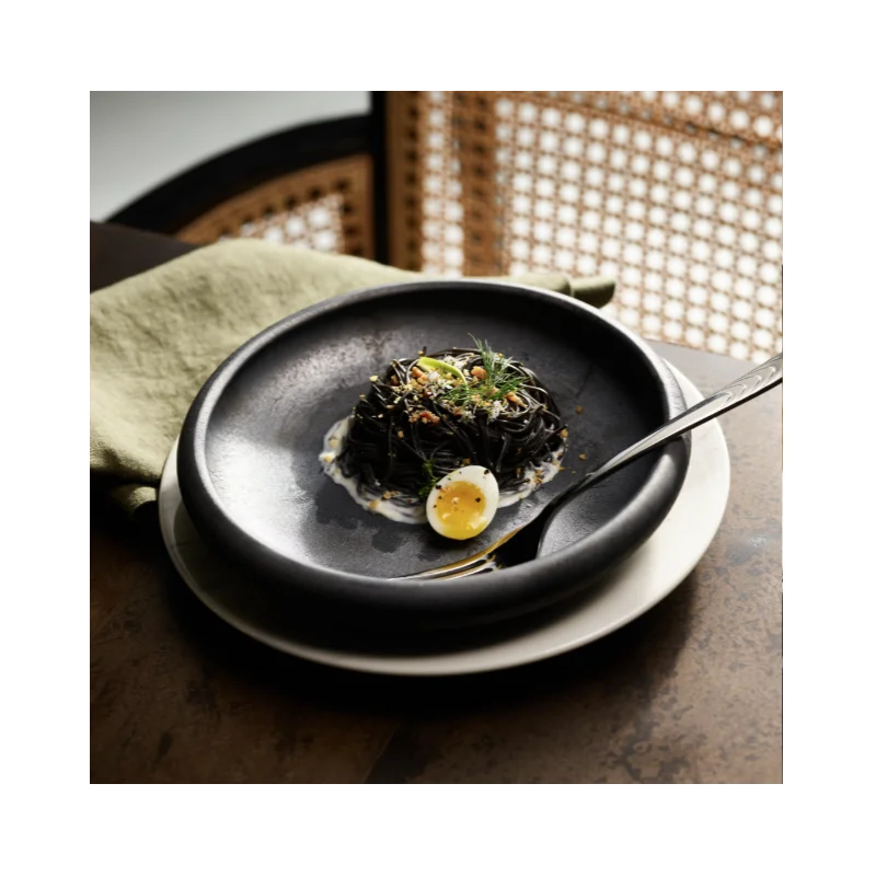 Reserve by Libbey Round Deep Coupe Plate 8-3/4" dia. x 1-5/8"H stoneware Ignea - Case of 12