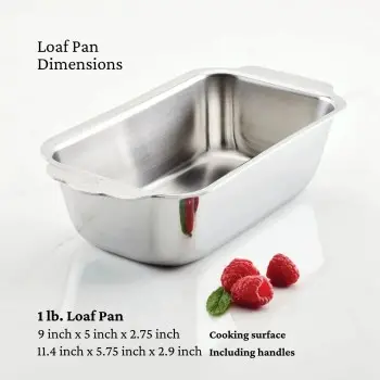 Hestan OvenBond Loaf Pan 9x5x2.75"(1.75qt) - Set of 2