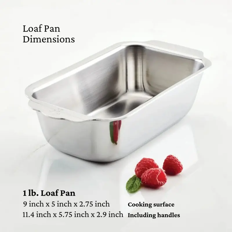 Hestan OvenBond Loaf Pan 9x5x2.75"(1.75qt) - Set of 2 Hestan OvenBond Loaf Pan 9x5x2.75"(1.75qt) - Set of 2