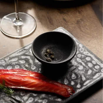 Reserve by Libbey Round Dip Dish 3 oz. 3-1/2" dia. x 1-1/4"H stoneware Ignea - Case of 36
