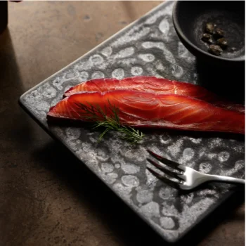 Reserve by Libbey Rectangular Platter 9-3/8" x 6-3/8" x 3/4"H stoneware Ignea - Case of 12