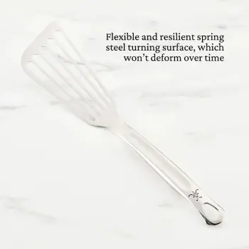 Hestan Stainless Steel Flexible Fish Spatula, 13"