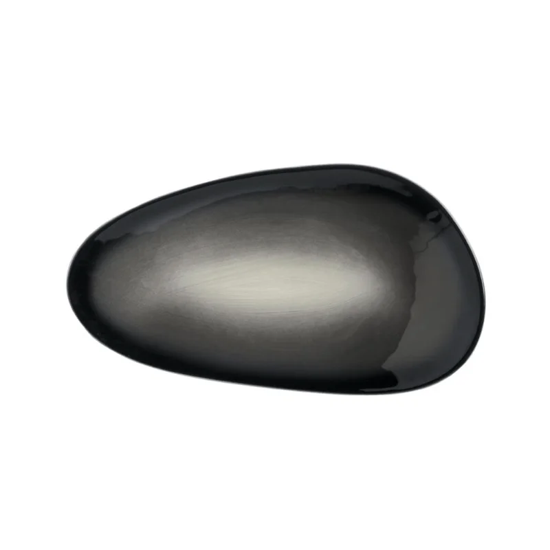 Reserve by Libbey Organic Tray 10-1/2" x 6" porcelain Obsidian - Case of 12 Reserve by Libbey Organic Tray 10-1/2" x 6" porcelain Obsidian - Case of 12