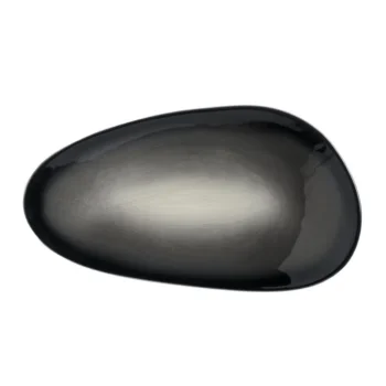 Reserve by Libbey Organic Tray 8-3/8" x 4-7/8" porcelain Obsidian - Case of 12