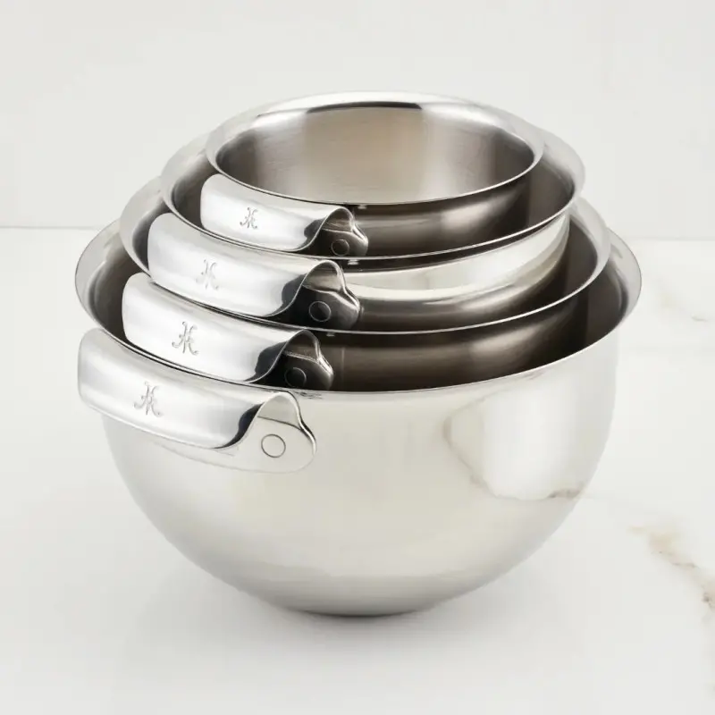 Hestan 4pc Stainless Steel Mixing Bowl Set - Set of 2