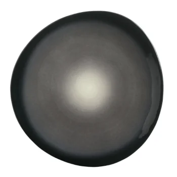 Reserve by Libbey Organic Plate 8-3/8" porcelain Obsidian - Case of 12