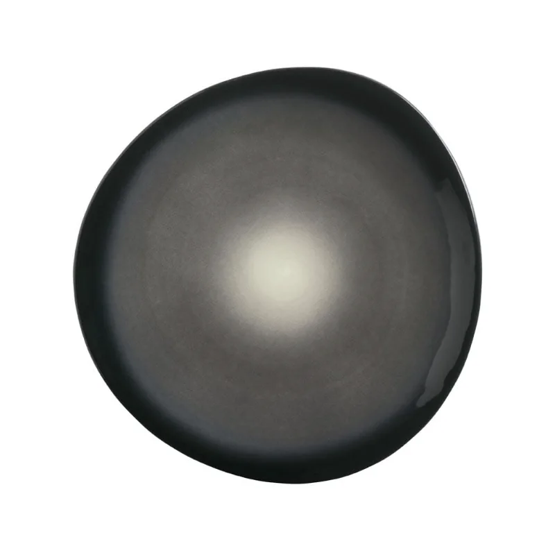 Reserve by Libbey Organic Plate 6-7/8" porcelain Obsidian - Case of 24 Reserve by Libbey Organic Plate 6-7/8" porcelain Obsidian - Case of 24