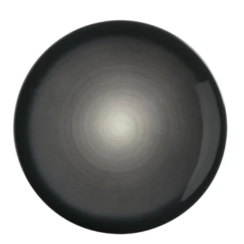 Reserve by Libbey Round Plate 9" dia. porcelain Obsidian - Case of 12