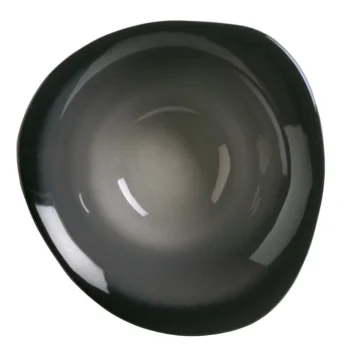 Reserve by Libbey Organic Bowl 7-3/8" x 2"H porcelain Obsidian - Case of 12