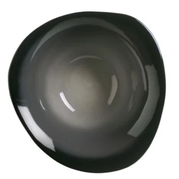 Reserve by Libbey Organic Bowl 6-3/8" x 1-3/4"H porcelain Obsidian - Case of 12