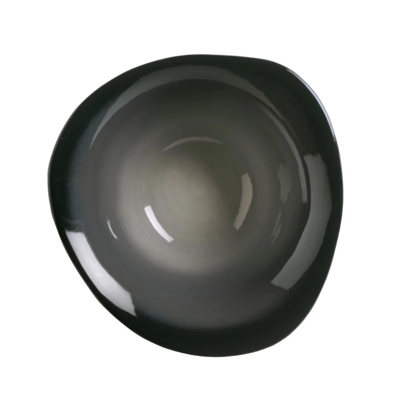 Reserve by Libbey Organic Bowl 6-3/8" x 1-3/4"H porcelain Obsidian - Case of 12
