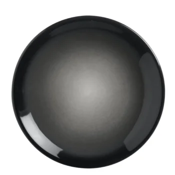 Reserve by Libbey Round Plate 6" dia. porcelain Obsidian - Case of 24