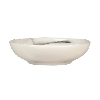 Reserve by Libbey Round Soy Sauce Dish 3-1/2" dia. porcelain Smoke - Case of 36