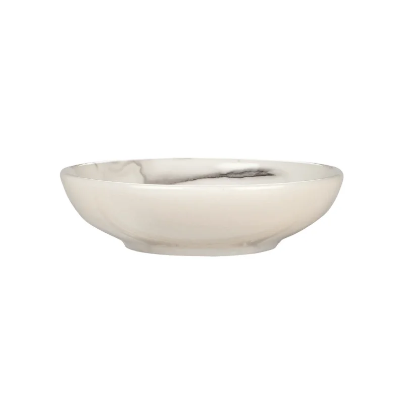 Reserve by Libbey Round Soy Sauce Dish 3-1/2" dia. porcelain Smoke - Case of 36