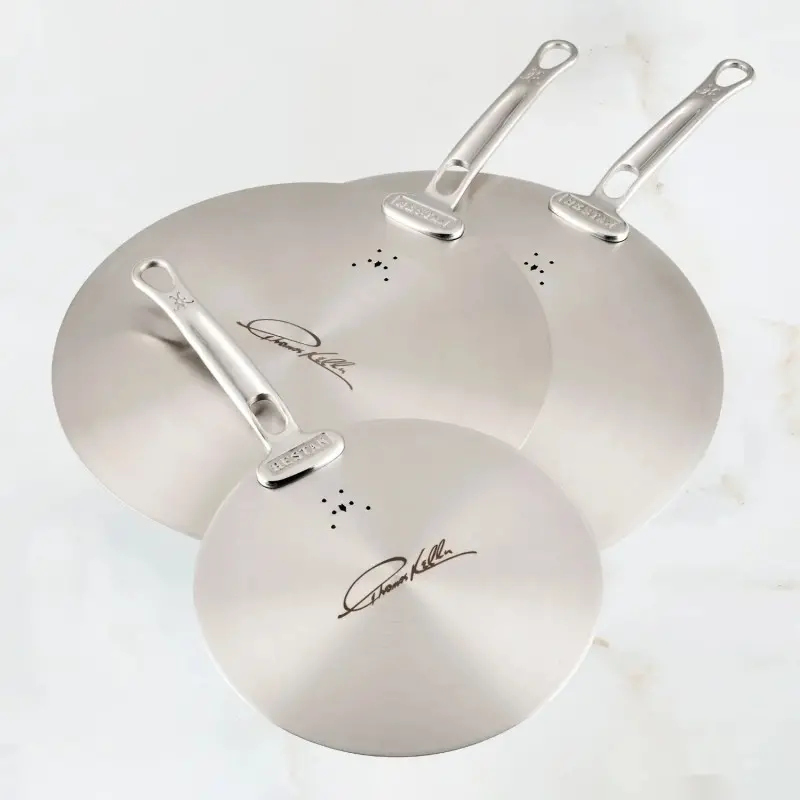 Hestan 22cm/8.5" Universal SS Lid - Set of 2