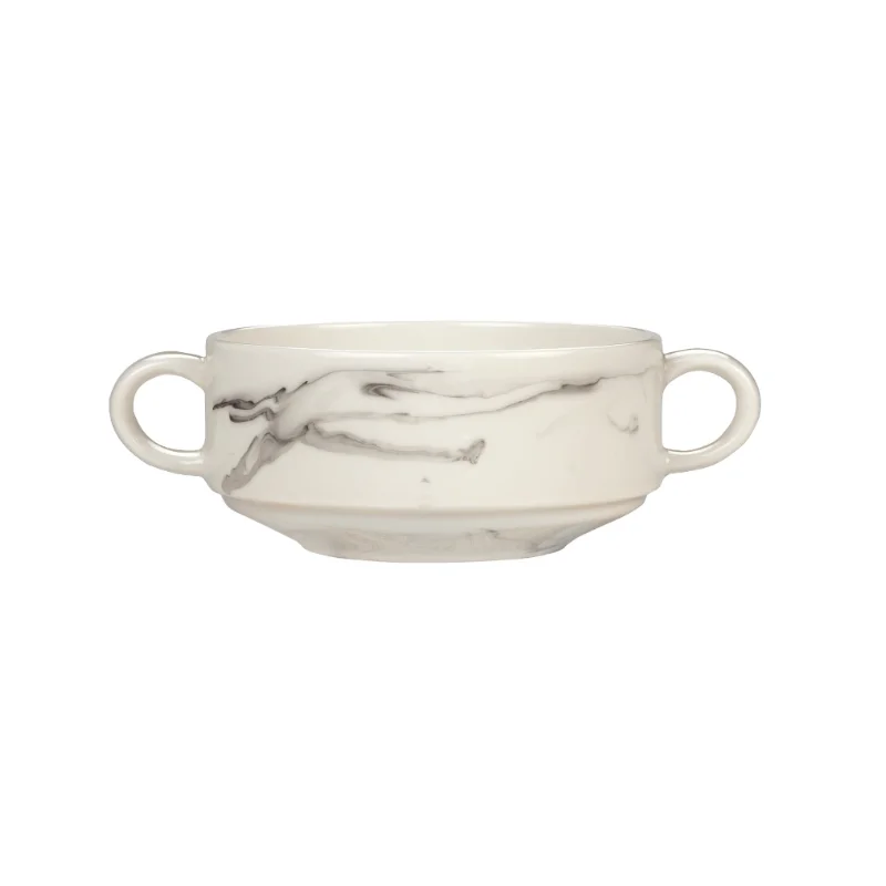 Reserve by Libbey Round Cream Soup Bowl 5" dia. porcelain Smoke - Case of 36 Reserve by Libbey Round Cream Soup Bowl 5" dia. porcelain Smoke - Case of 36