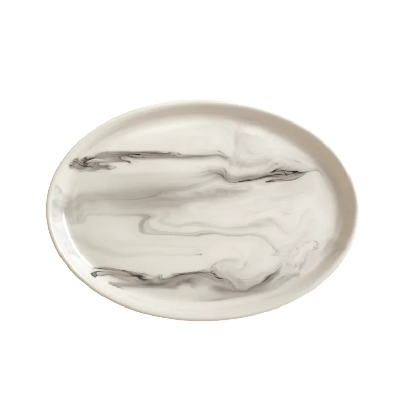 Reserve by Libbey Oval Platter 13" x 9-1/2" porcelain Smoke - Case of 12 Reserve by Libbey Oval Platter 13" x 9-1/2" porcelain Smoke - Case of 12
