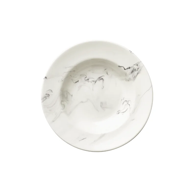 Reserve by Libbey Round Soup Plate 9.5" dia. porcelain Smoke - Case of 24