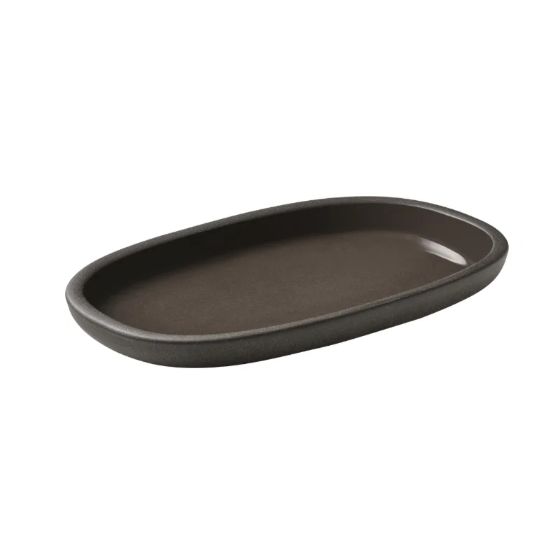 Playground Oval Platter 7-1/2” dia. x 6-3/8"H coupe - Taupe - Case of 6 Playground Oval Platter 7-1/2” dia. x 6-3/8"H coupe - Taupe - Case of 6