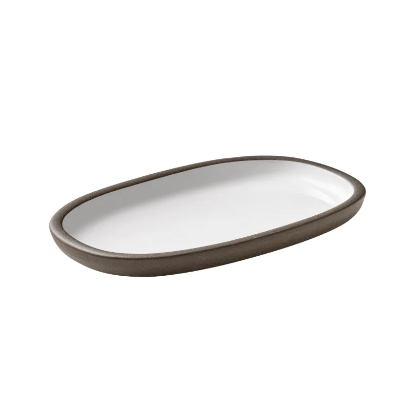 Playground Oval Platter 7-1/2” dia. x 4-3/8"H coupe - Taupe - Case of 6 Playground Oval Platter 7-1/2” dia. x 4-3/8"H coupe - Taupe - Case of 6
