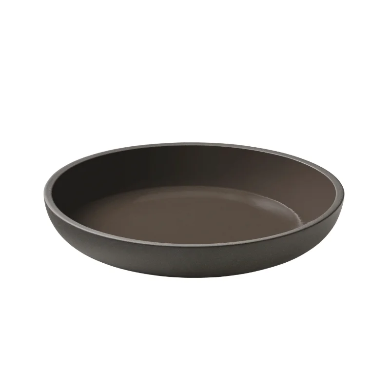 Playground Round Plate 10-1/4” dia. x 1-7/8"H deep coupe 45.7 oz. - Taupe - Case of 6 Playground Round Plate 10-1/4” dia. x 1-7/8"H deep coupe 45.7 oz. - Taupe - Case of 6