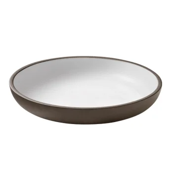 Playground Round Plate 10-1/4” dia. x 1-7/8"H deep coupe 45.7 oz. - White - Case of 6
