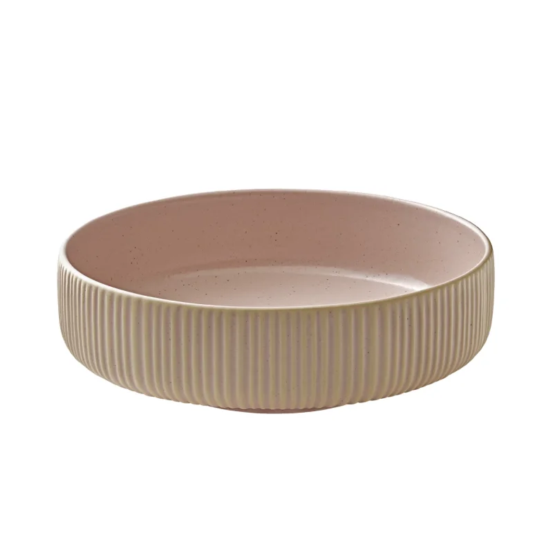 Playground Round Dish 8-1/4" dia. x 2-3/4"H 49.4 oz. - Rose - Case of 6 Playground Round Dish 8-1/4" dia. x 2-3/4"H 49.4 oz. - Rose - Case of 6